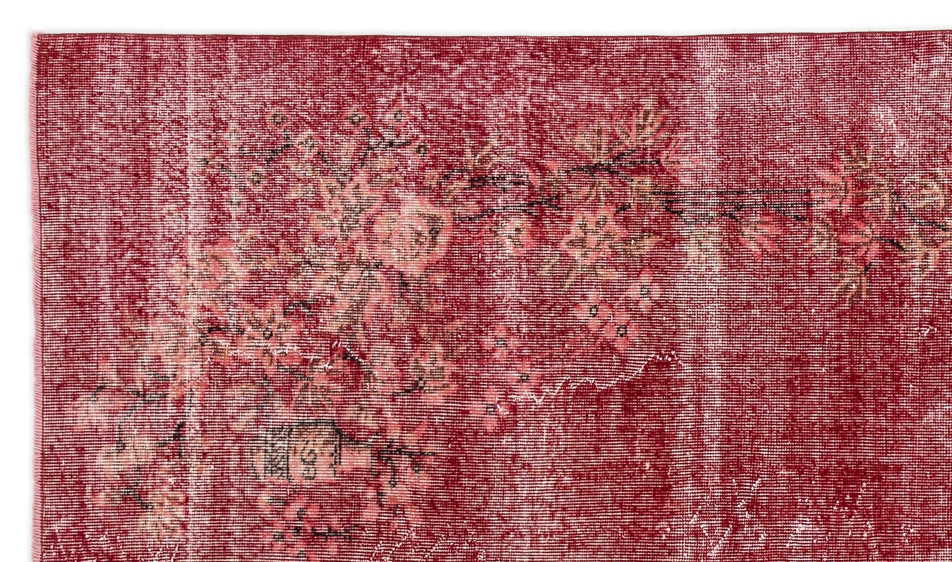 Atina Red Vintage Wool Handmade Area Rug 5'3" x 9'0"