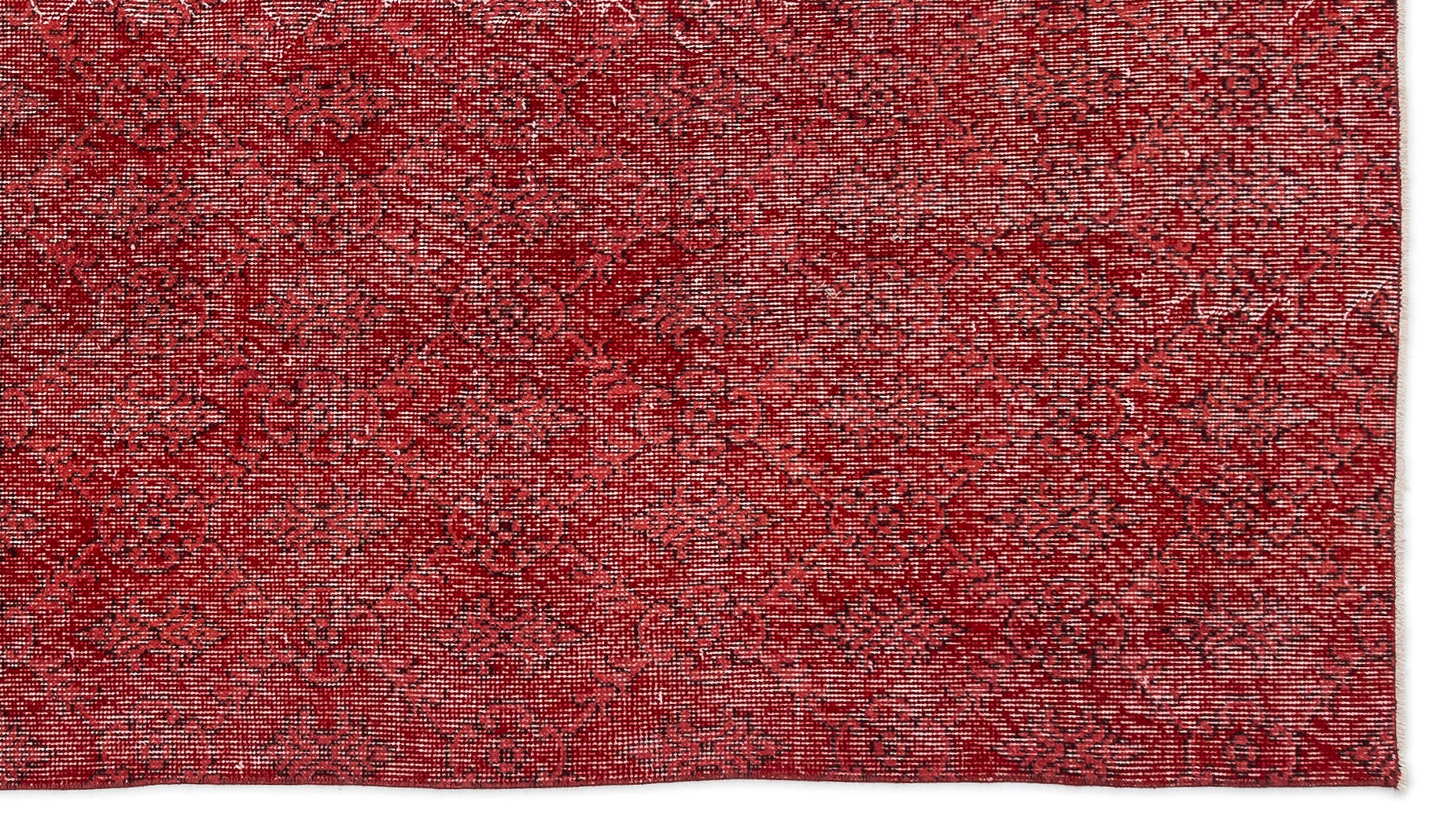 Atina Red Vintage Wool Handmade Area Rug 5'1" x 9'0"