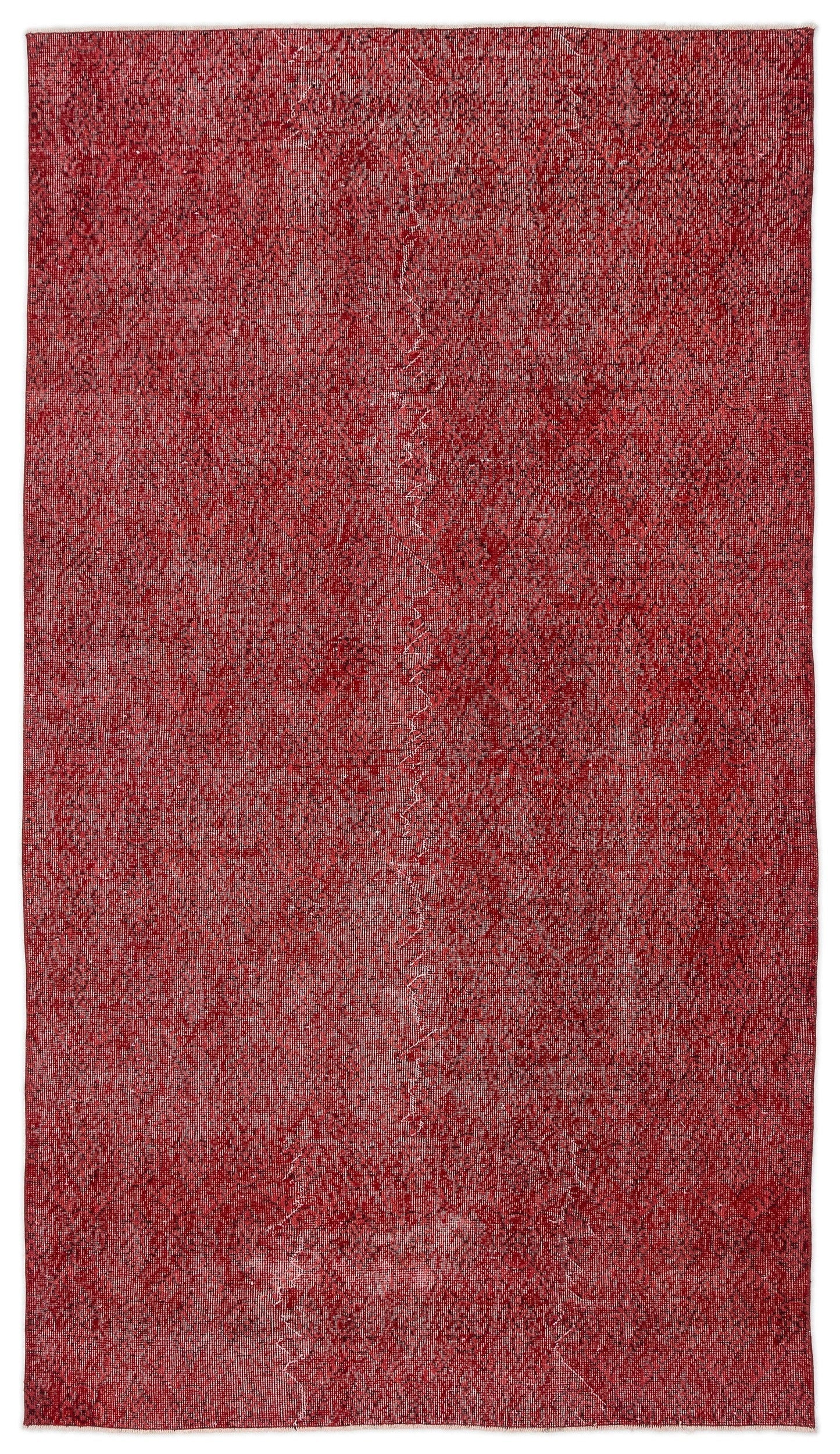 Atina Red Vintage Wool Handmade Area Rug 5'1" x 9'0"