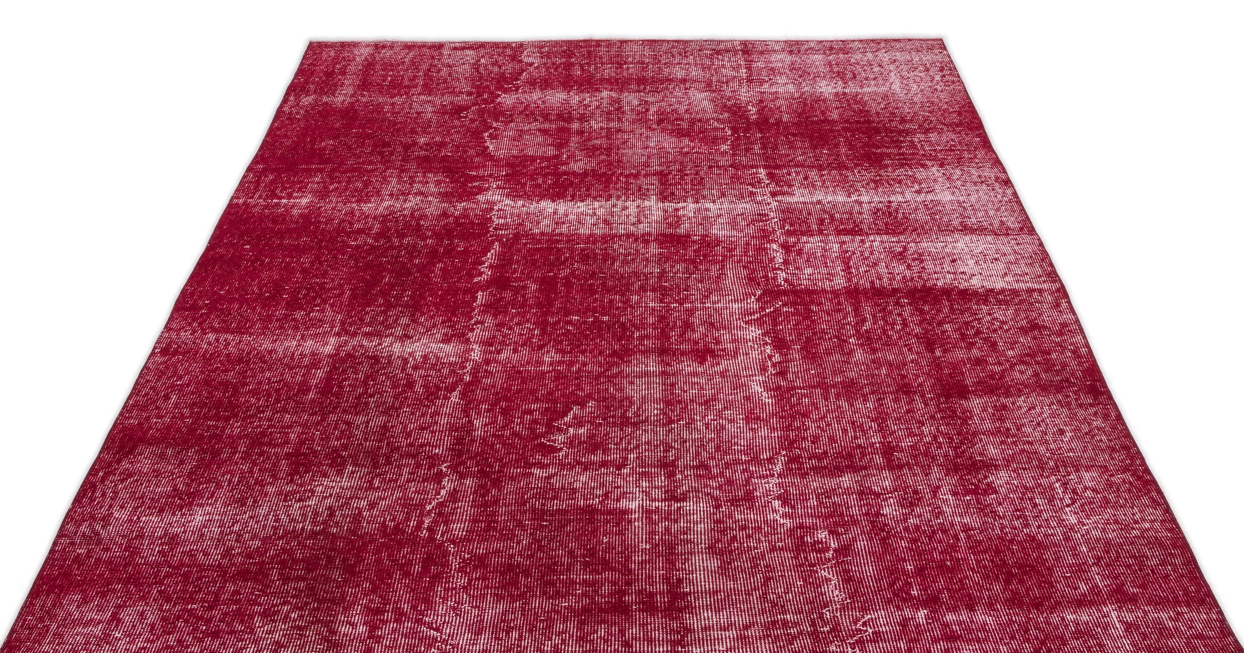 Atina Red Vintage Wool Handmade Area Rug 5'9" x 9'1"