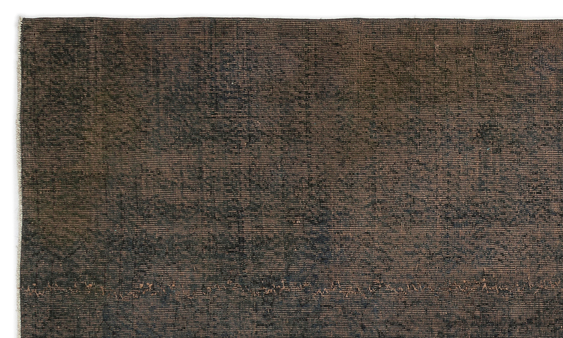 Atina Grey Vintage Wool Handmade Area Rug 5'3" x 8'11"