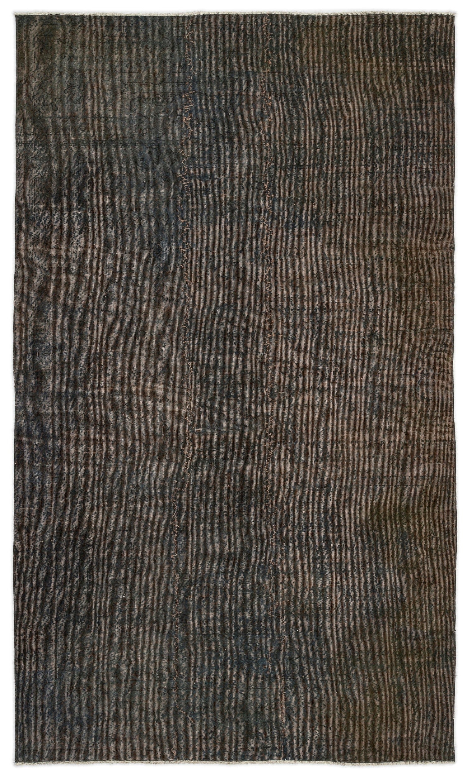 Atina Grey Vintage Wool Handmade Area Rug 5'3" x 8'11"