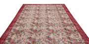 Atina Cream Vintage Wool Handmade Area Rug 6'10" x 10'3"