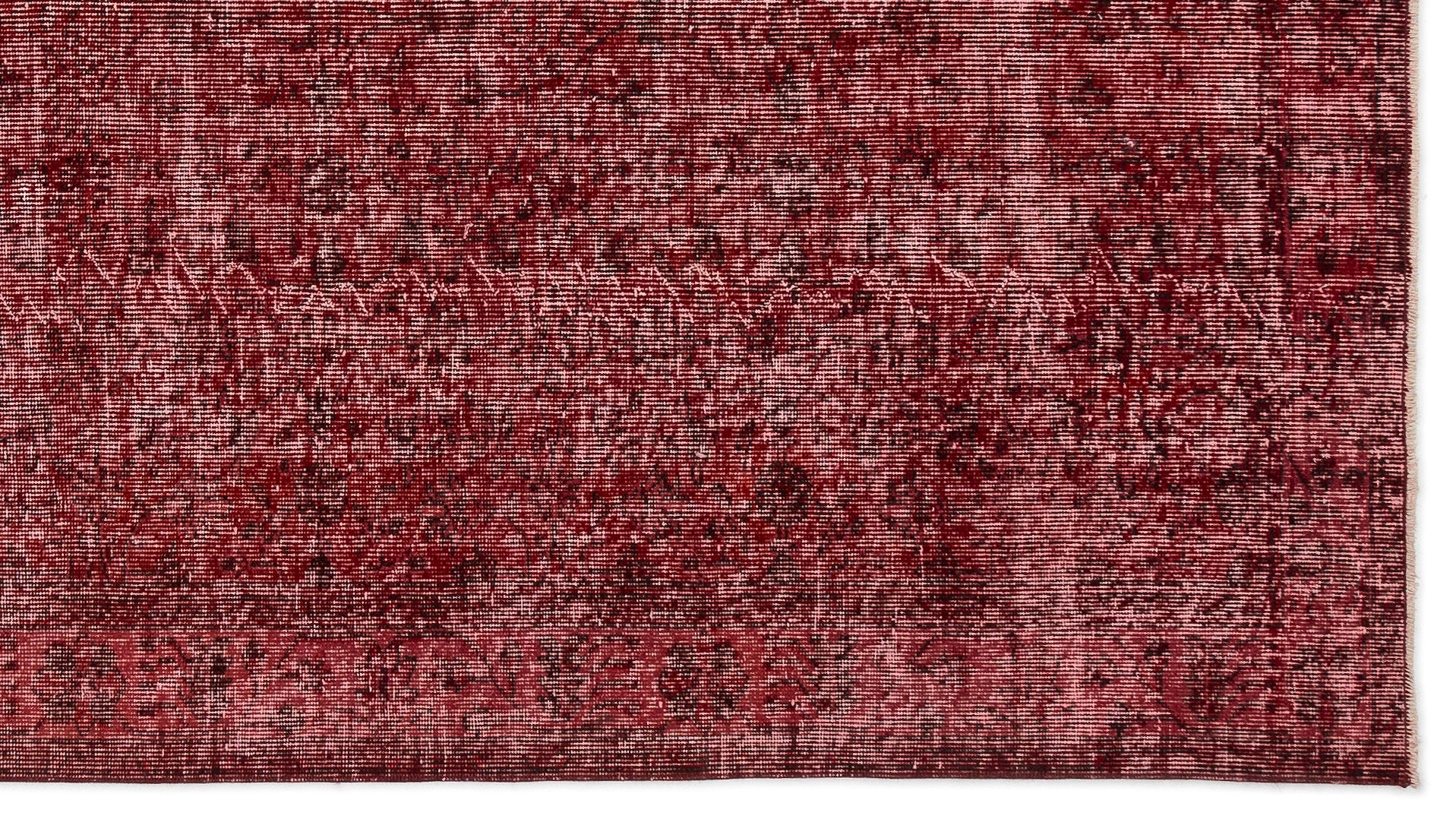 Atina Red Vintage Wool Handmade Area Rug 5'9" x 8'4"