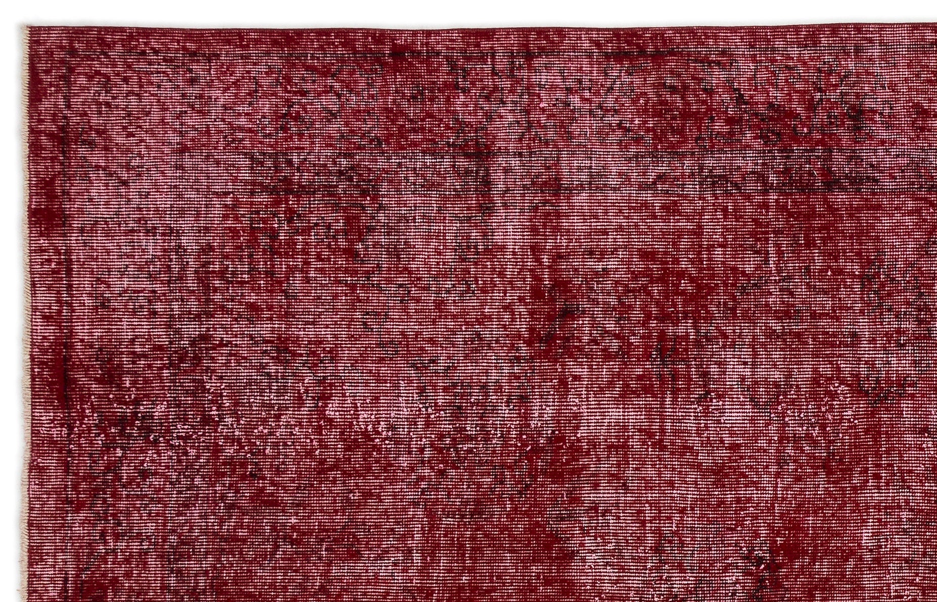 Atina Red Vintage Wool Handmade Area Rug 5'9" x 9'0"