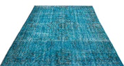 Atina Turquoise Vintage Wool Handmade Area Rug 6'0" x 9'7"