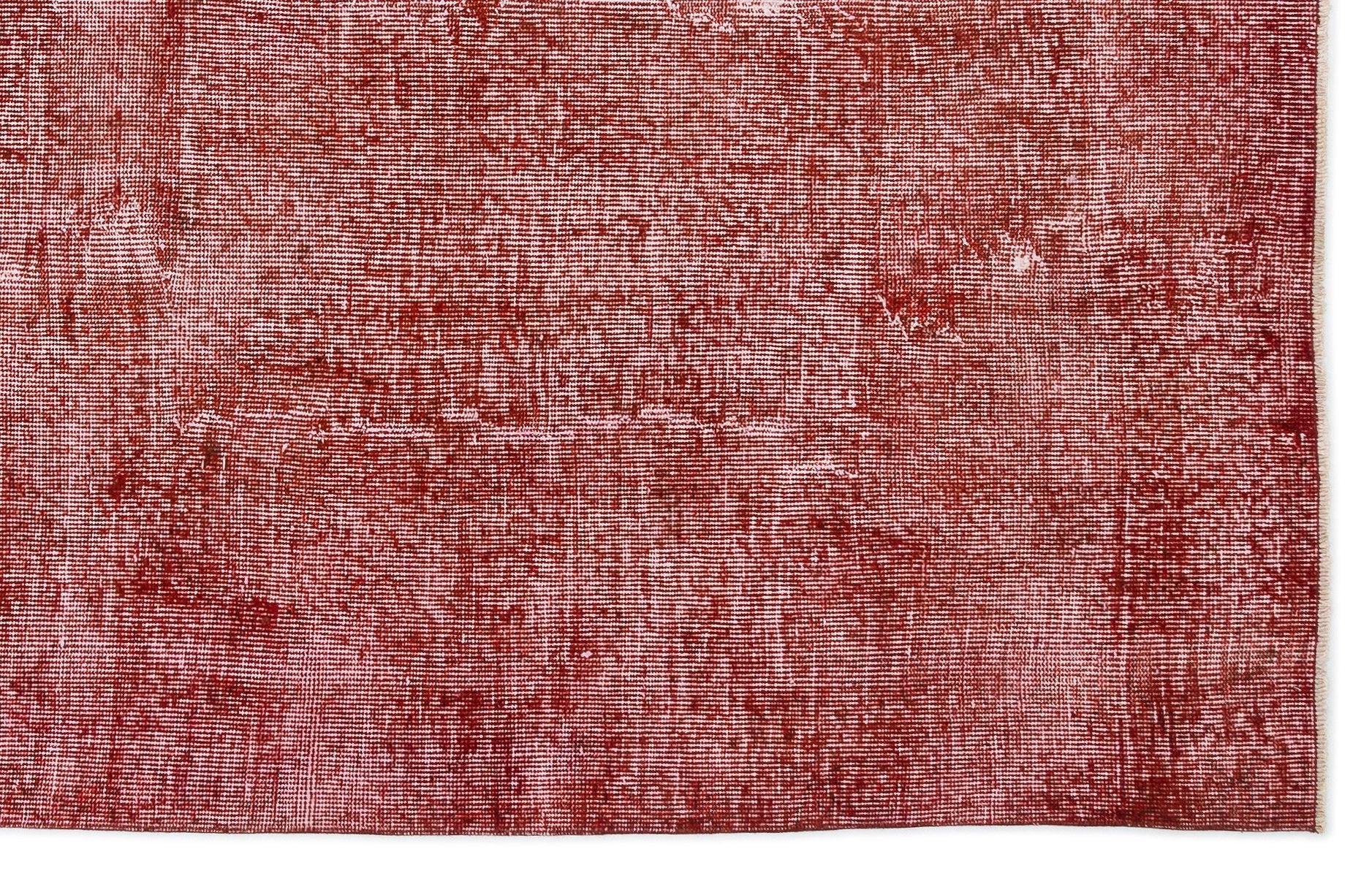 Atina Red Vintage Wool Handmade Area Rug 5'8" x 9'0"