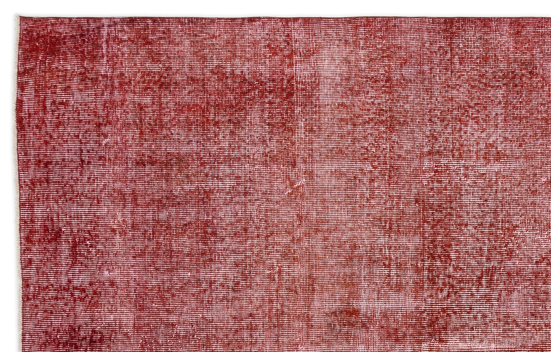 Atina Red Vintage Wool Handmade Area Rug 5'8" x 9'0"