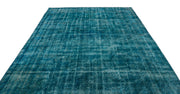 Atina Turquoise Vintage Wool Handmade Area Rug 6'9" x 10'9"
