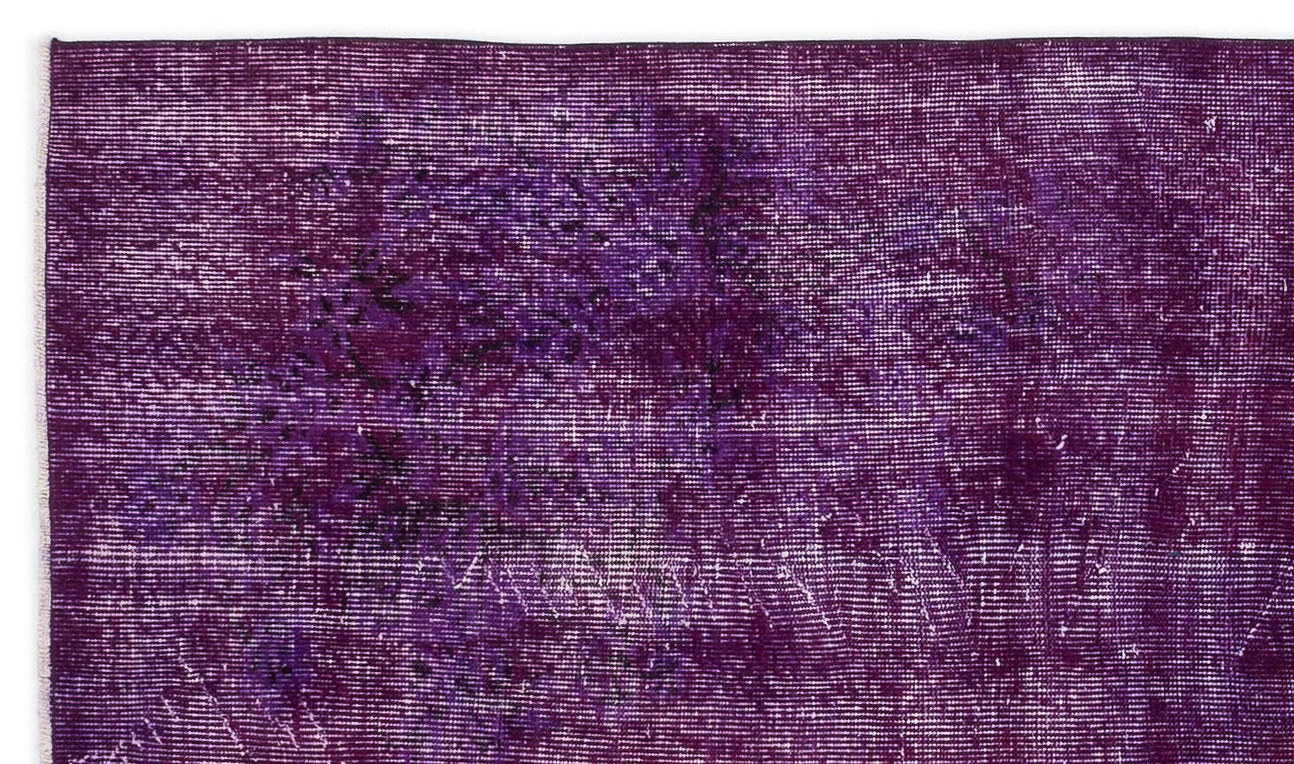 Atina Purple Vintage Wool Handmade Area Rug 4'0" x 7'1"