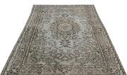 Atina Grey Vintage Wool Handmade Area Rug 5'4" x 8'7"
