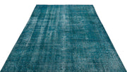 Atina Turquoise Vintage Wool Handmade Area Rug 5'9" x 9'4"