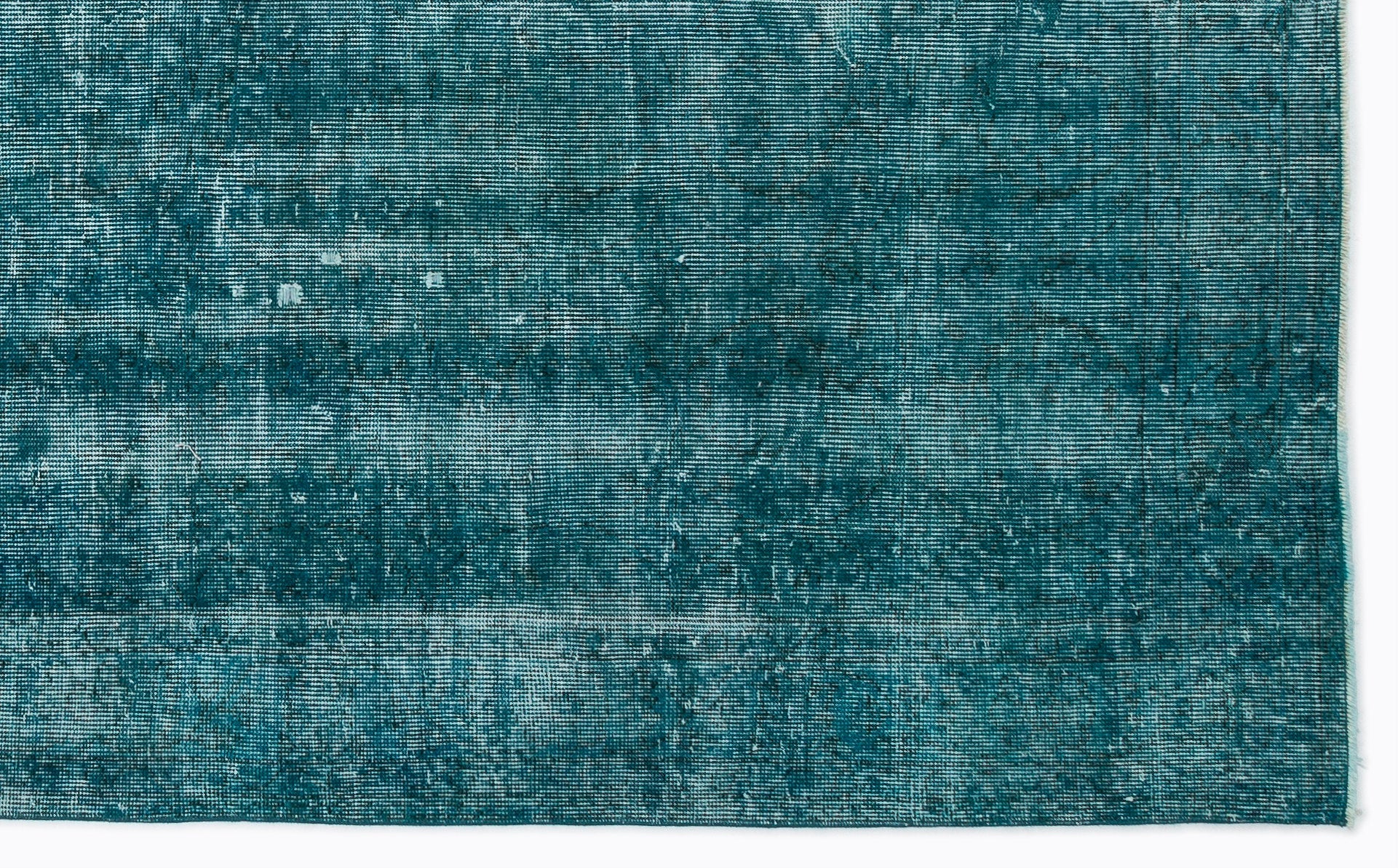 Atina Turquoise Vintage Wool Handmade Area Rug 5'9" x 9'4"