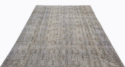Atina Blue Vintage Wool Handmade Area Rug 5'10" x 9'0"