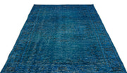 Atina Turquoise Vintage Wool Handmade Area Rug 5'1" x 8'10"