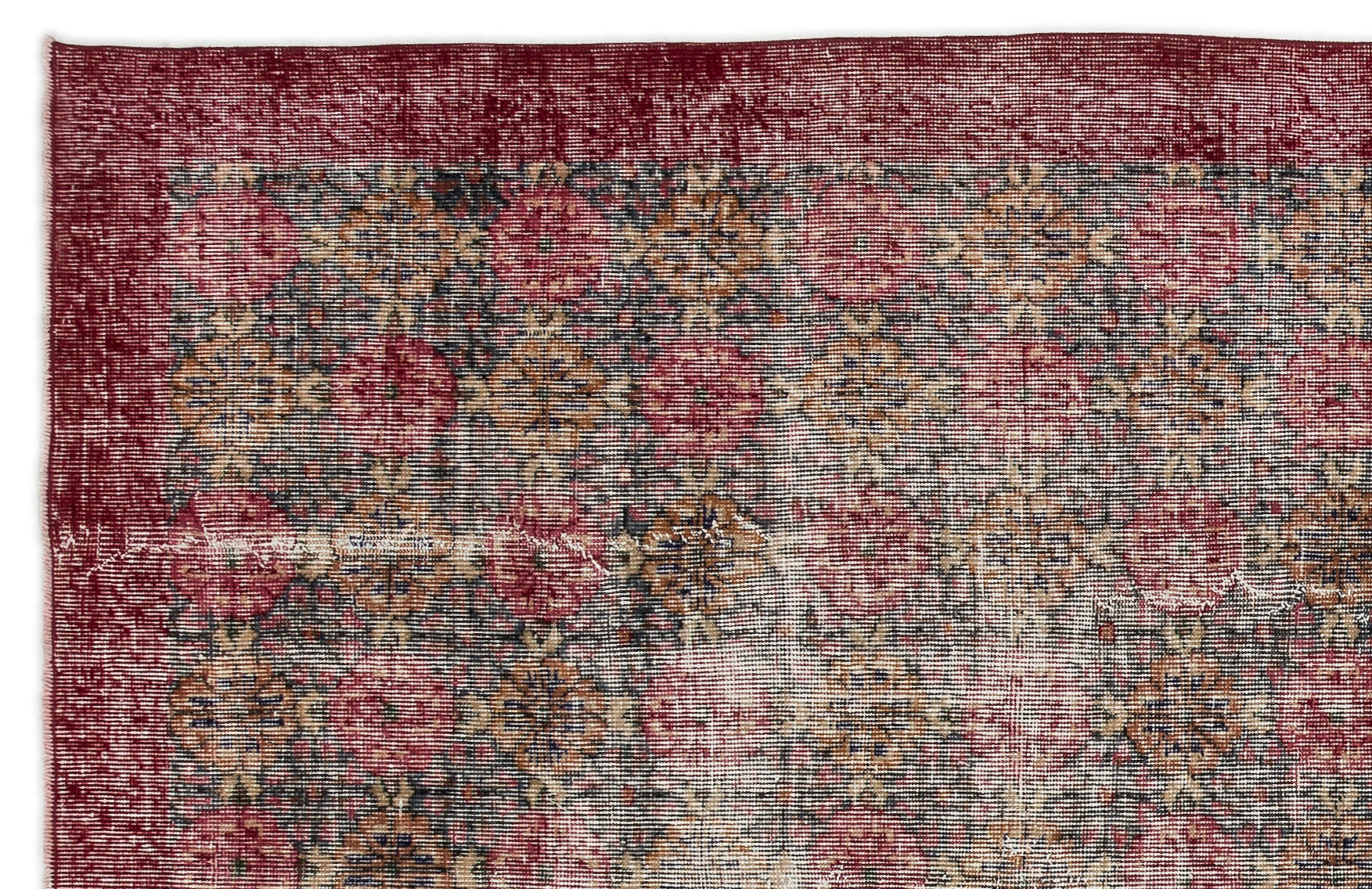 Atina Red Vintage Wool Handmade Area Rug 5'5" x 8'5"