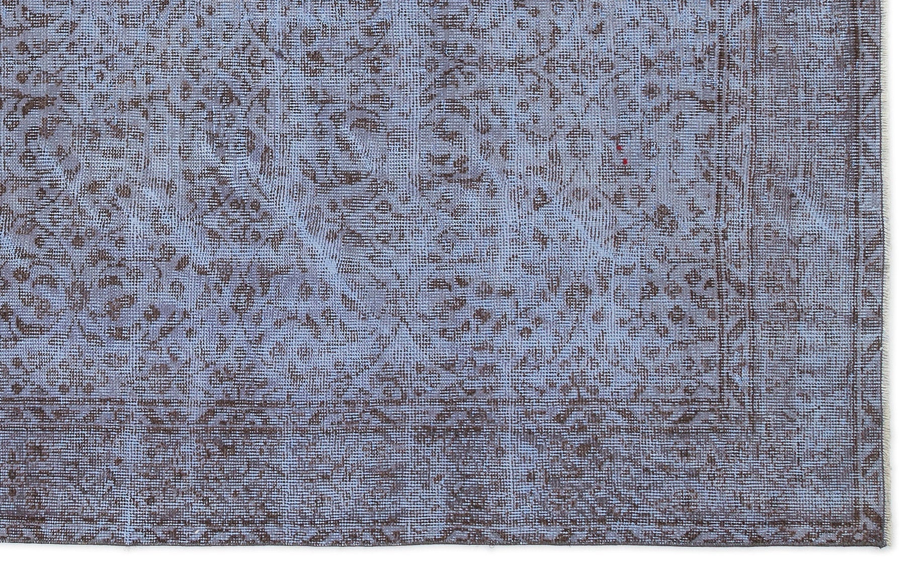 Atina Blue Vintage Wool Handmade Area Rug 5'3" x 9'1"