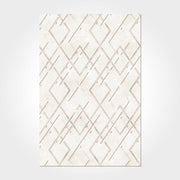 Bamboo Viscose Rug - Machine Made Geometric Pattern Area Floor Covering Carpet