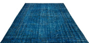 Atina Turquoise Vintage Wool Handmade Area Rug 6'3" x 9'9"