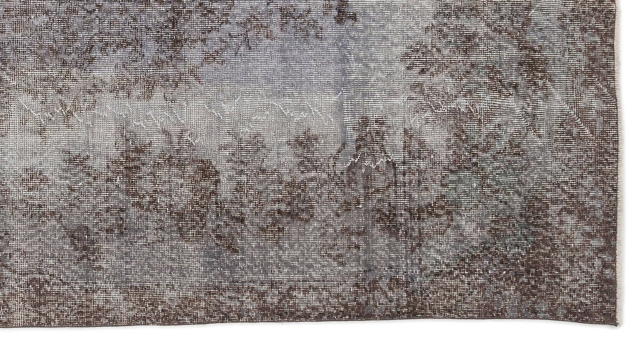 Atina Grey Vintage Wool Handmade Area Rug 5'8" x 9'7"