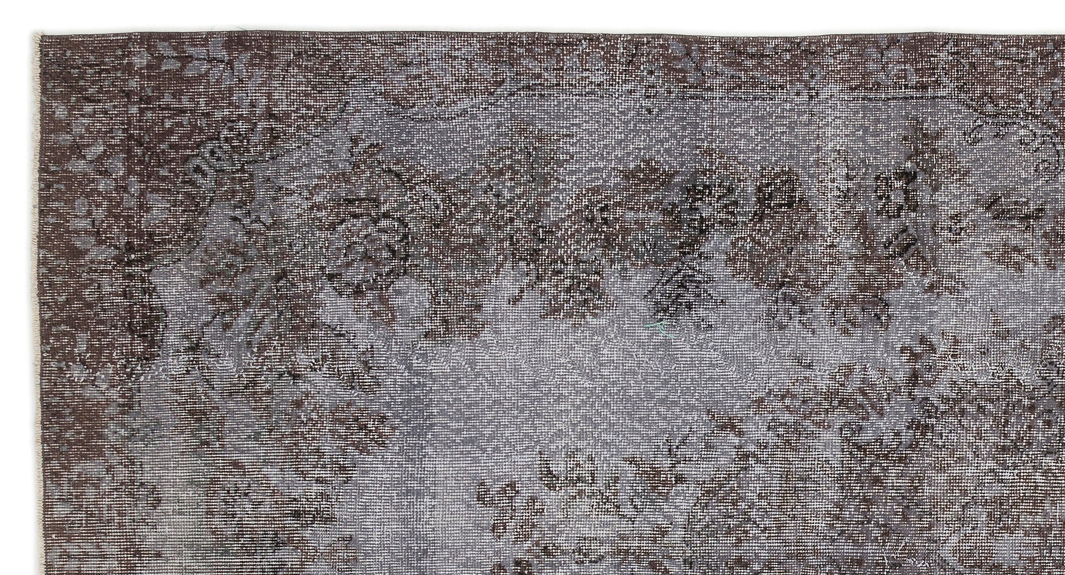 Atina Grey Vintage Wool Handmade Area Rug 5'8" x 9'7"