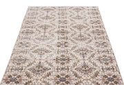Atina Cream Vintage Wool Handmade Area Rug 3'9" x 7'3"