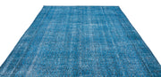 Atina Turquoise Vintage Wool Handmade Area Rug 7'1" x 10'4"