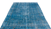 Atina Turquoise Vintage Wool Handmade Area Rug 5'5" x 9'9"