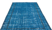 Atina Turquoise Vintage Wool Handmade Area Rug 5'10" x 10'0"
