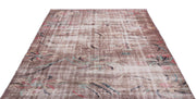Atina Beige Vintage Wool Handmade Area Rug 5'10" x 8'9"