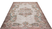 Atina Beige Vintage Wool Handmade Area Rug 5'10" x 9'6"
