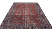 Atina Red Vintage Wool Handmade Area Rug 6'4" x 10'1"