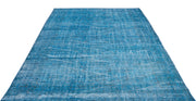 Atina Turquoise Vintage Wool Handmade Area Rug 6'0" x 9'9"