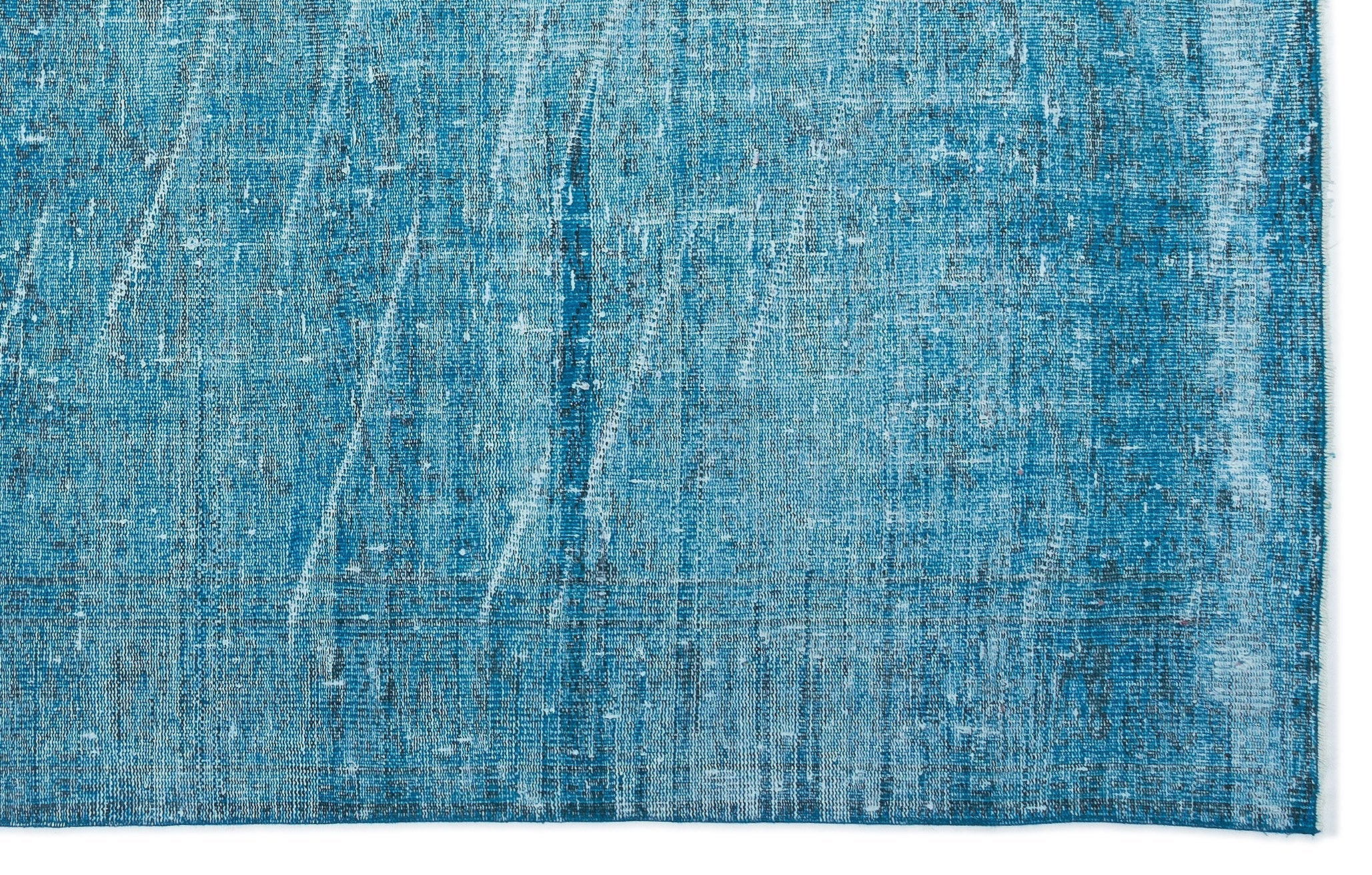Atina Turquoise Vintage Wool Handmade Area Rug 6'0" x 9'9"