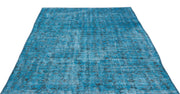 Atina Turquoise Vintage Wool Handmade Area Rug 5'10" x 8'0"