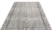 Atina Beige Vintage Wool Handmade Area Rug 4'9" x 7'8"