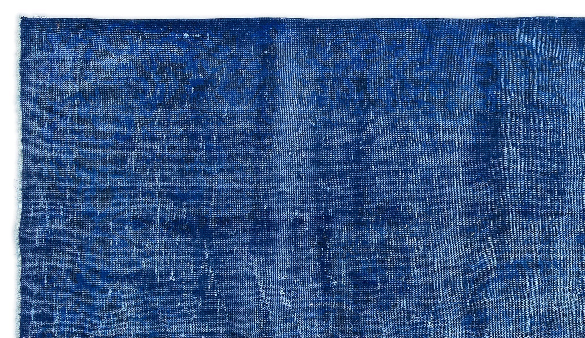 Atina Blue Vintage Wool Handmade Area Rug 5'5" x 9'5"