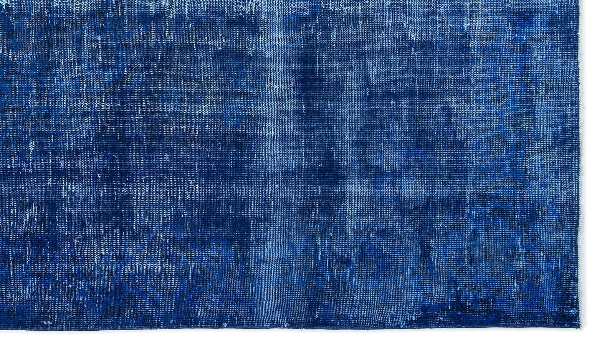 Atina Blue Vintage Wool Handmade Area Rug 5'5" x 9'5"