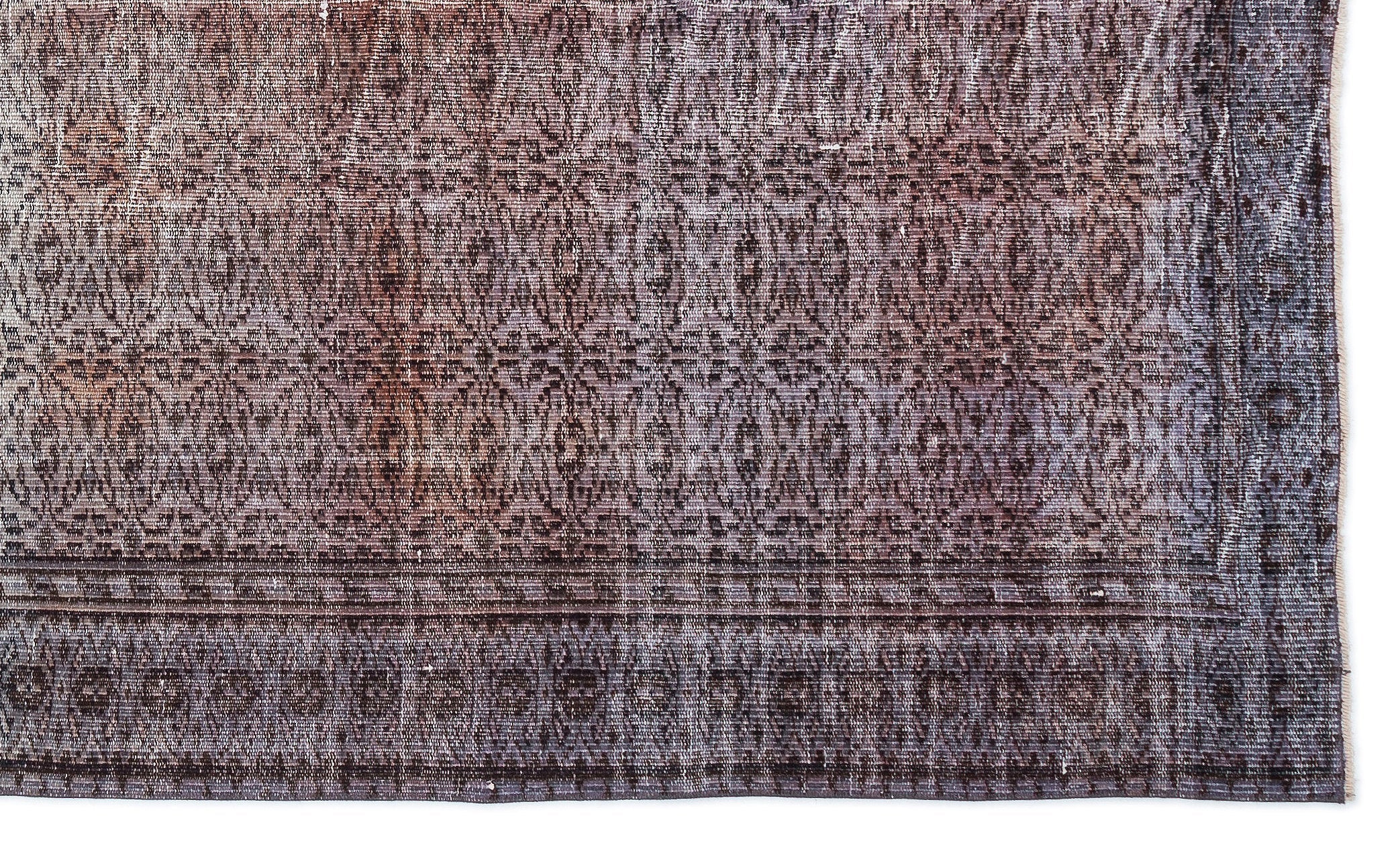 Atina Cream Vintage Wool Handmade Area Rug 5'10" x 9'7"