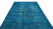 Atina Turquoise Vintage Wool Handmade Area Rug 5'11" x 10'0"