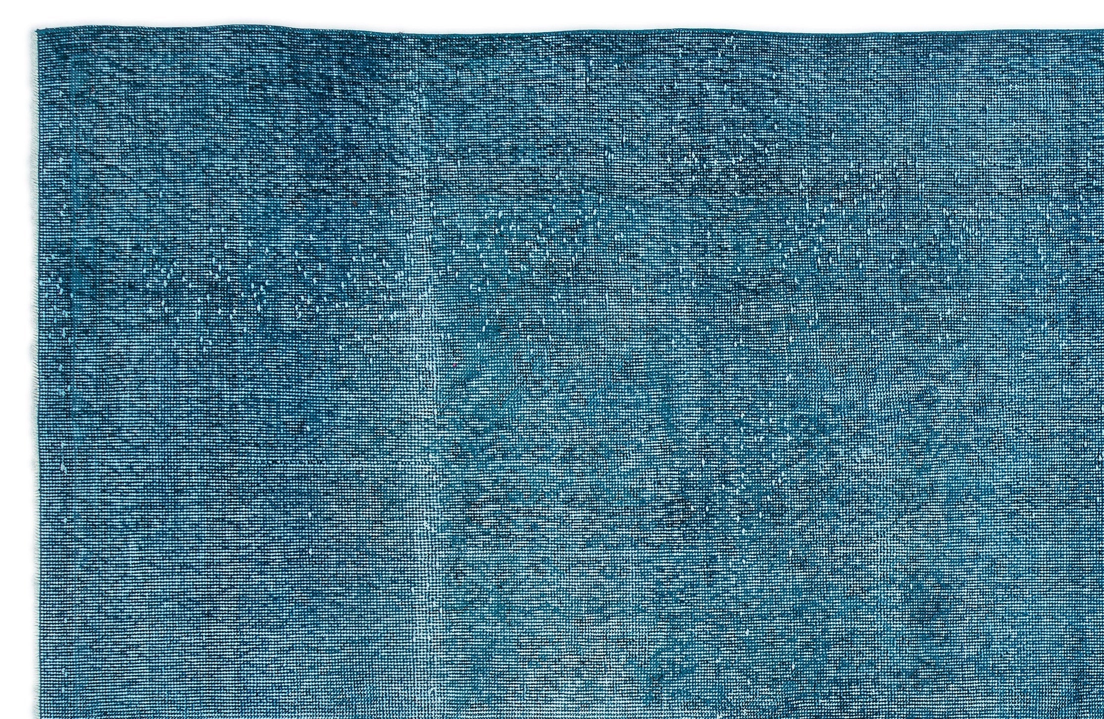 Atina Turquoise Vintage Wool Handmade Area Rug 6'11" x 10'6"