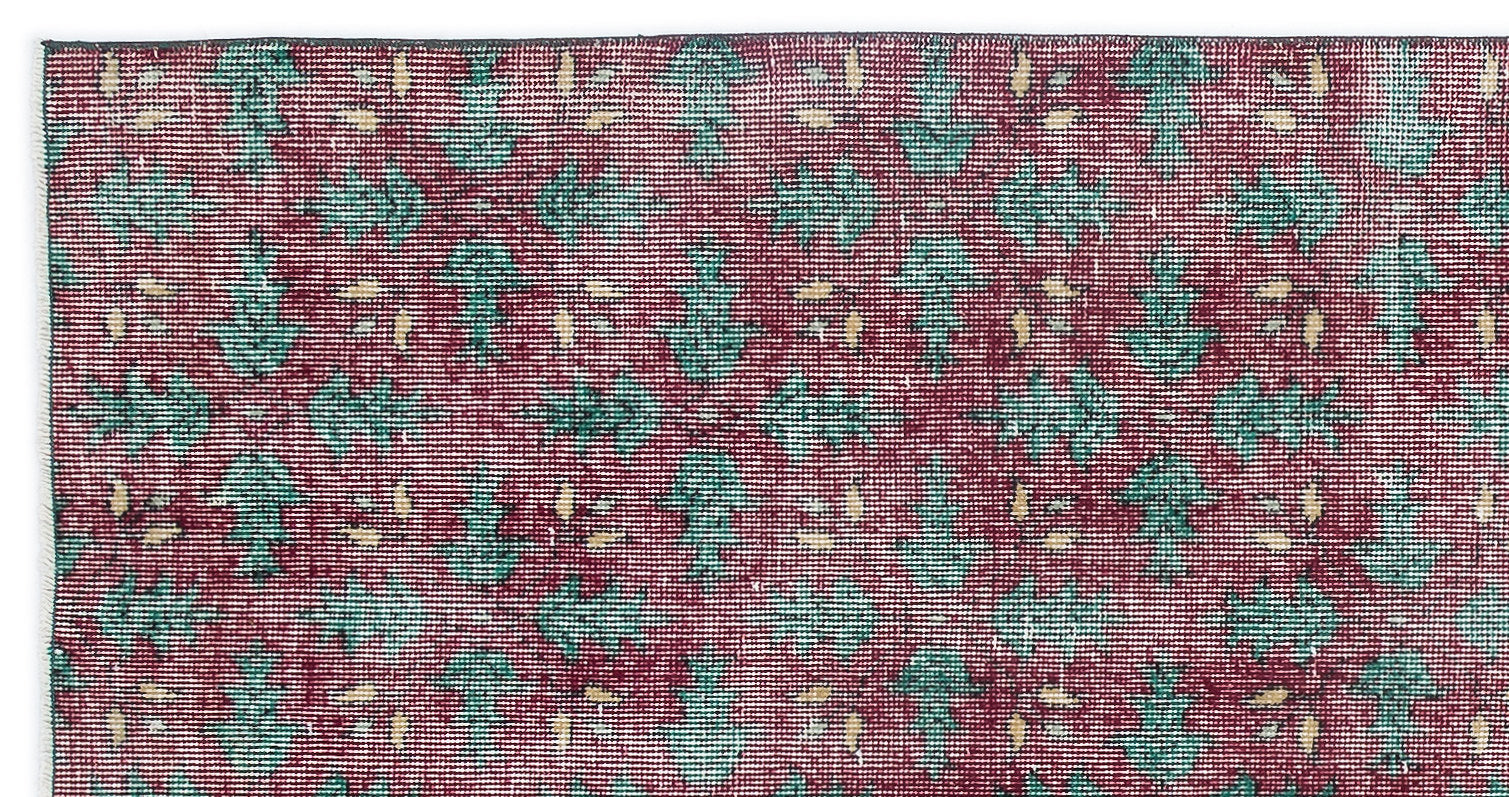 Atina Cream Vintage Wool Handmade Area Rug 3'9" x 7'1"