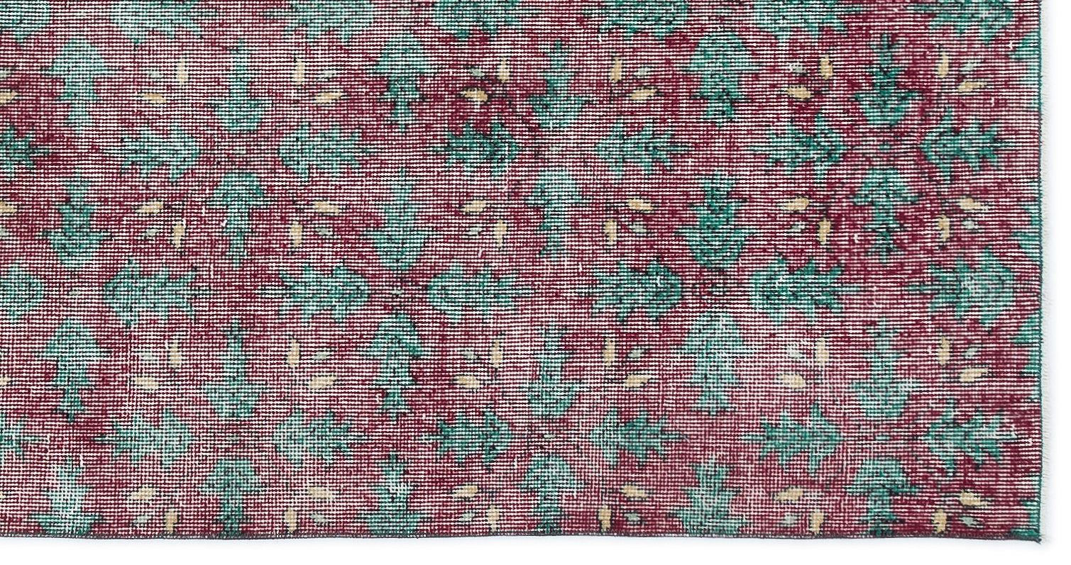 Atina Cream Vintage Wool Handmade Area Rug 3'9" x 7'1"
