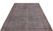 Atina Grey Vintage Wool Handmade Area Rug 4'8" x 9'6"