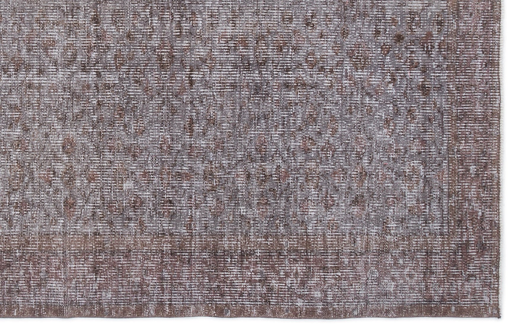 Atina Grey Vintage Wool Handmade Area Rug 4'8" x 9'6"