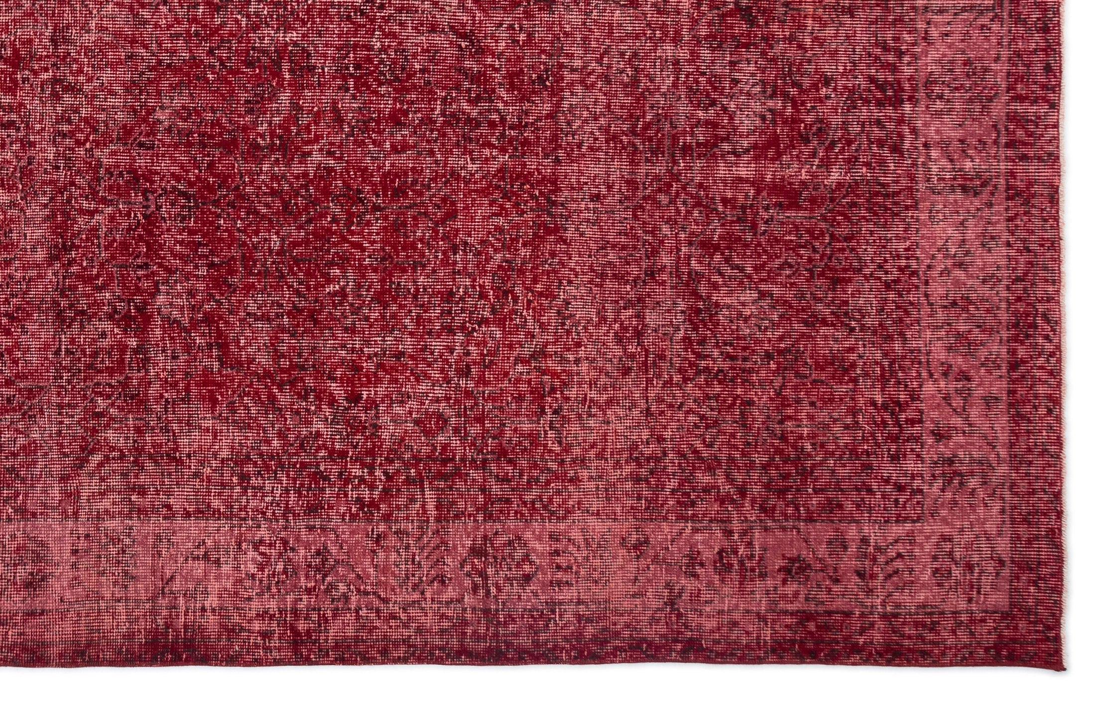 Atina Red Vintage Wool Handmade Area Rug 6'8" x 10'6"