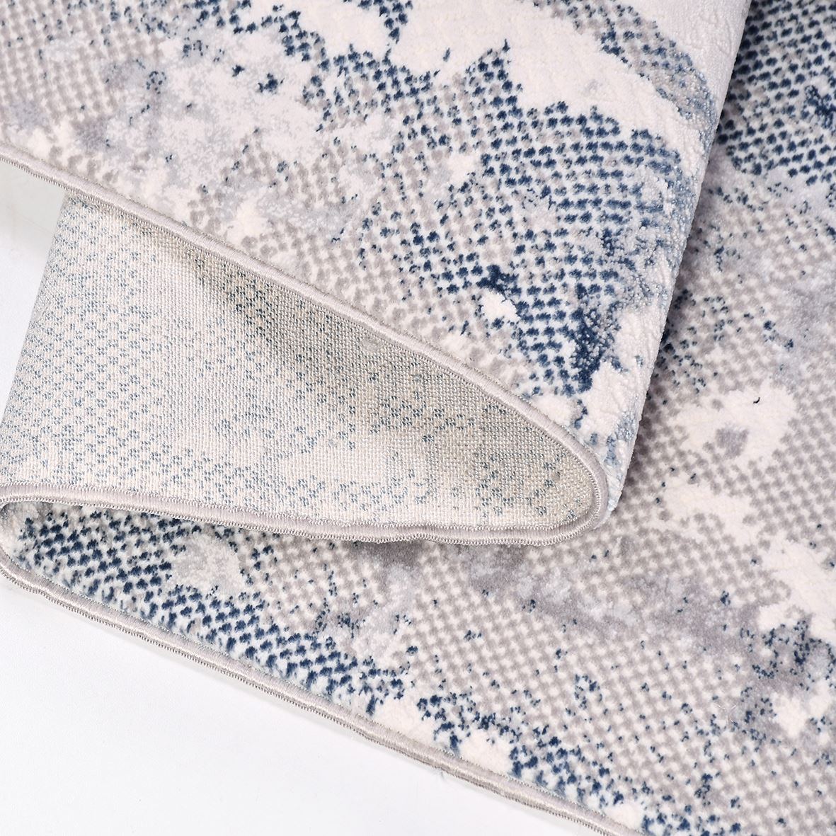 Modern Grey Area Rug | Soft Modern Carpet, Machine Woven Carpet for Living Room & Hallway