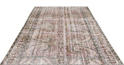 Atina Cream Vintage Wool Handmade Area Rug 6'1" x 9'0"