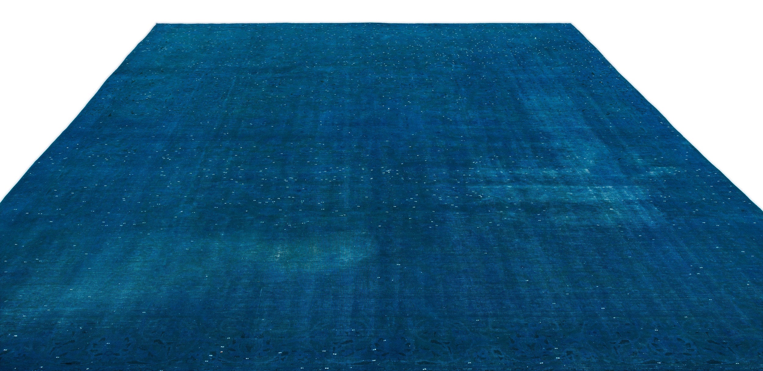 Epir Turquoise Vintage Wool Handmade Area Rug 9'7" x 13'0"