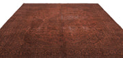 Epir Brown Vintage Wool Handmade Area Rug 9'8" x 11'6"